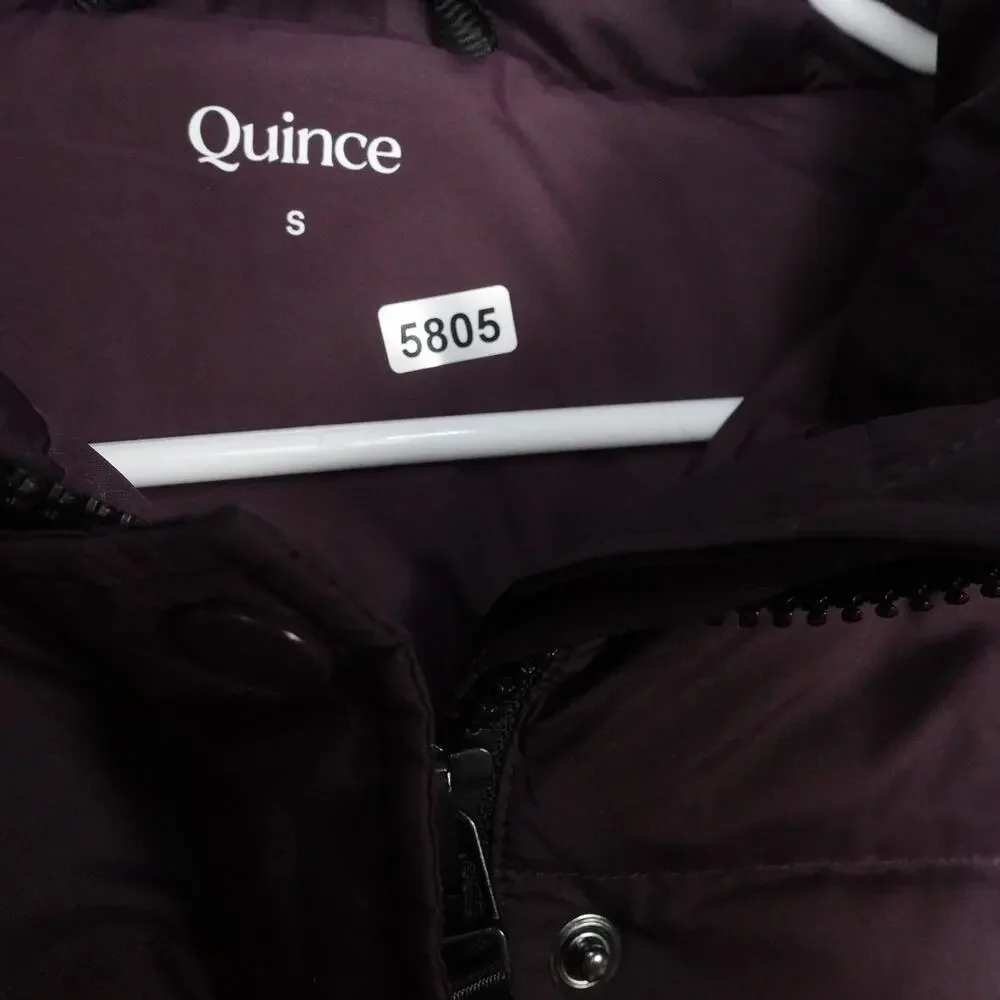 Damaged Women's Small Quince Responsible Down Puffer Jacket Orchid Purple $150
